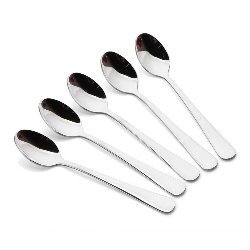 不锈钢調料勺子尖勺餐具咖啡小勺甜品勺攪拌勺小調羹雪糕勺匙廚具