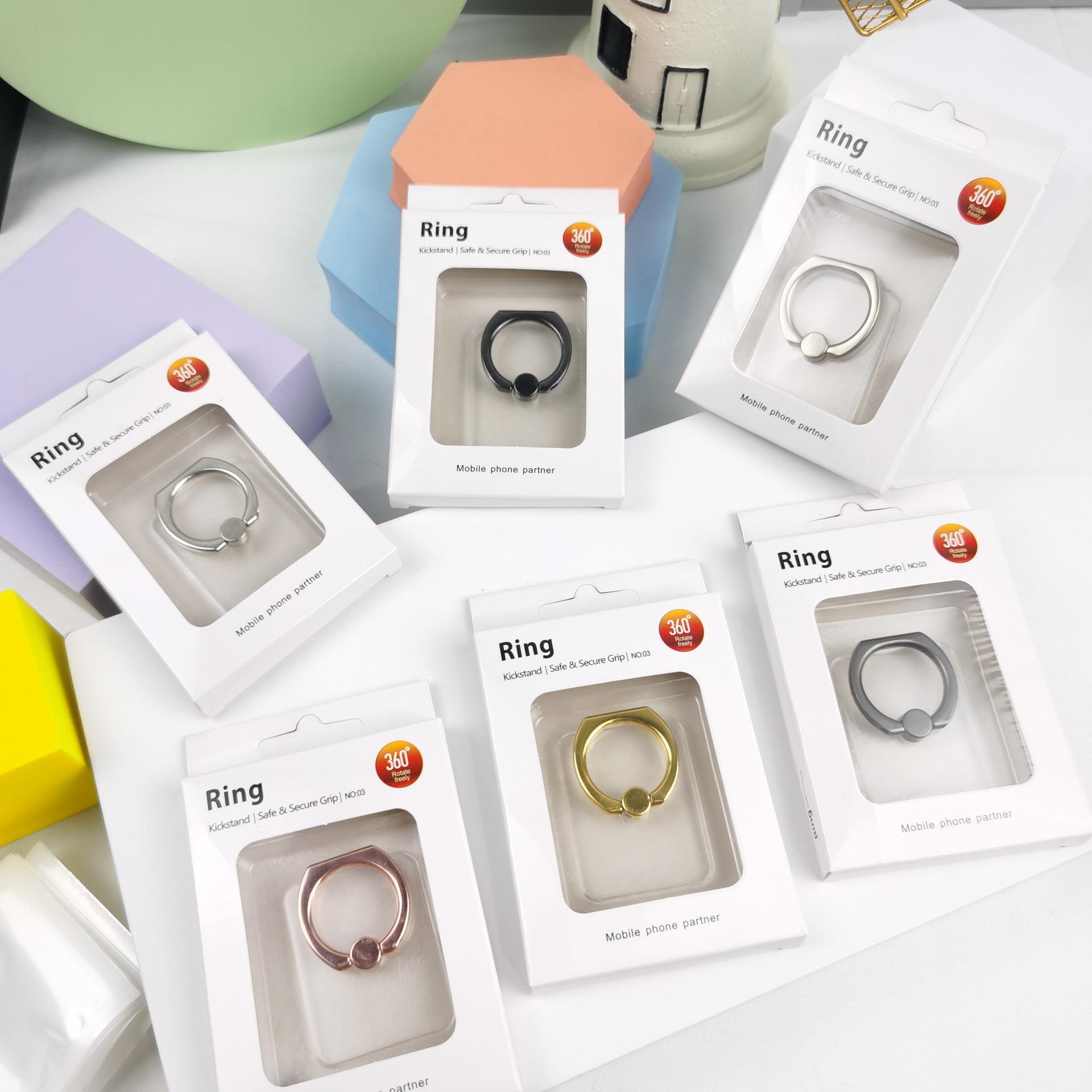 透明亚克手机指环支架亚克力透明指环扣支架创意手机支架