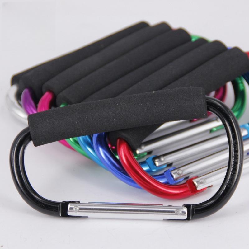 海綿戶外多用提菜器 鋁合金安全輪滑提鞋登山扣廠家供應