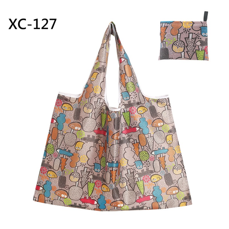 牛津布折疊環保購物袋批發大号便攜手提袋批發收納袋批發大容量超