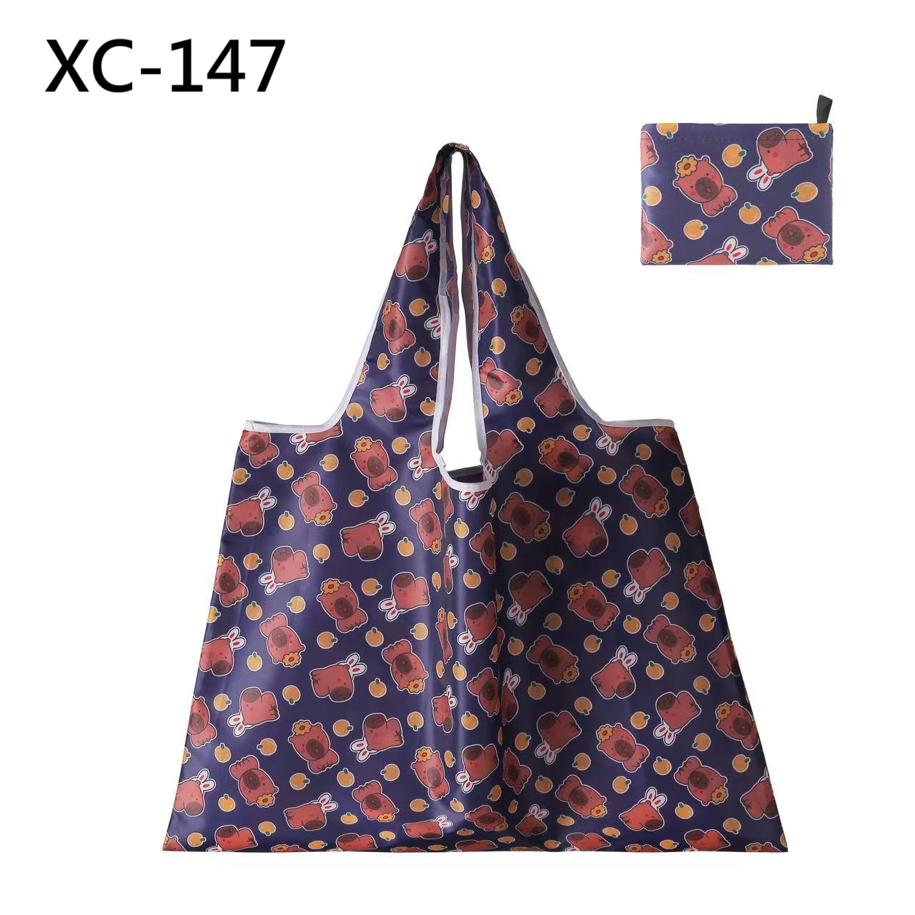 潮流韓版環保袋批發防水牛津布折疊購物袋批發廠價直批挎肩大容量