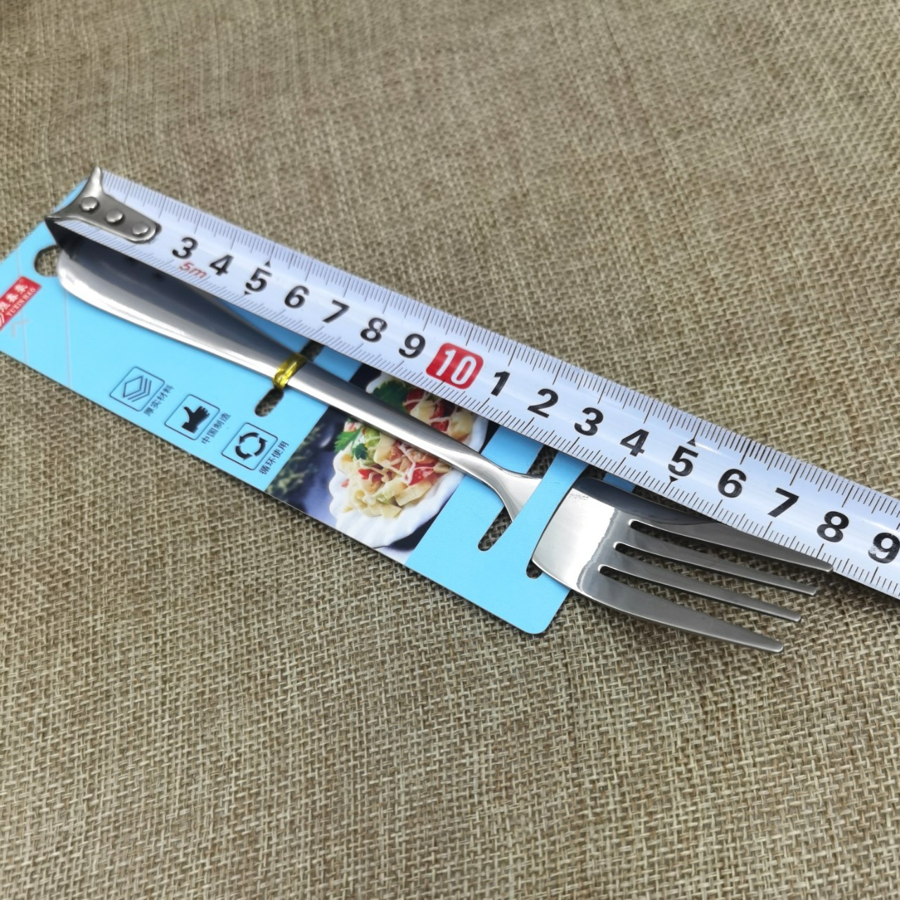 不锈钢叉子纸卡纸装