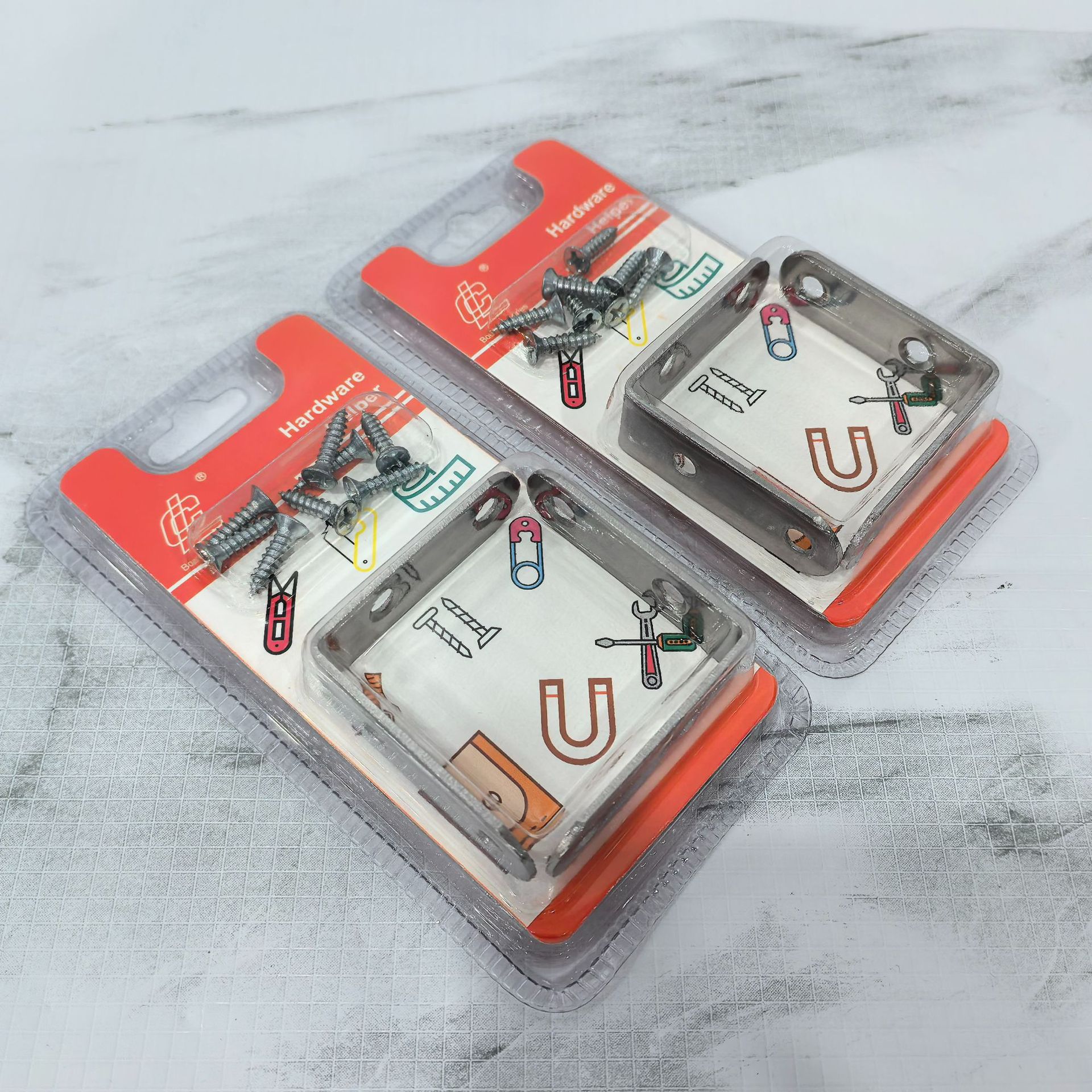 吸卡2个装50角码家用凳子固定件家具小五金配件