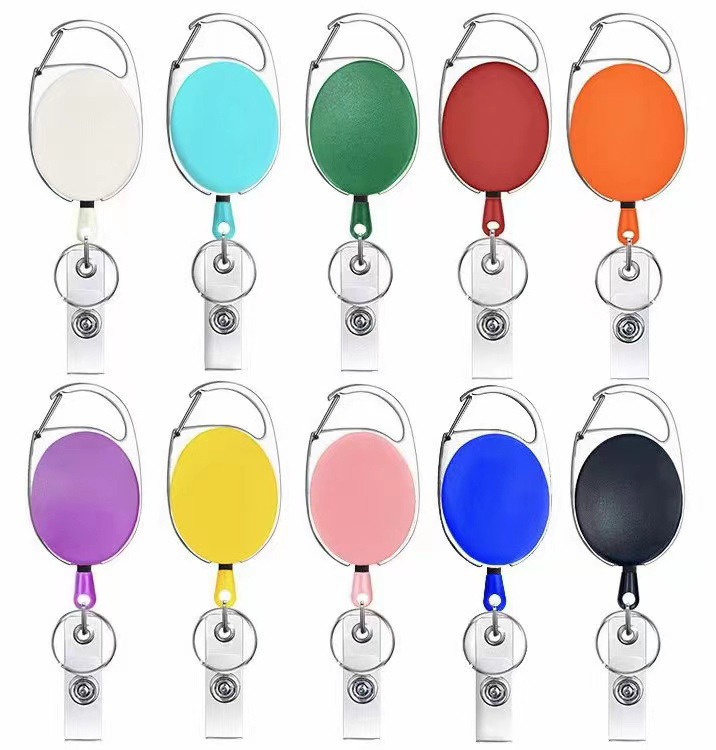 易拉扣金属伸缩扣锌合金易拉得钥匙扣